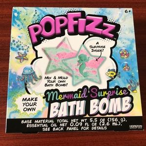 Pop fizz bath bomb